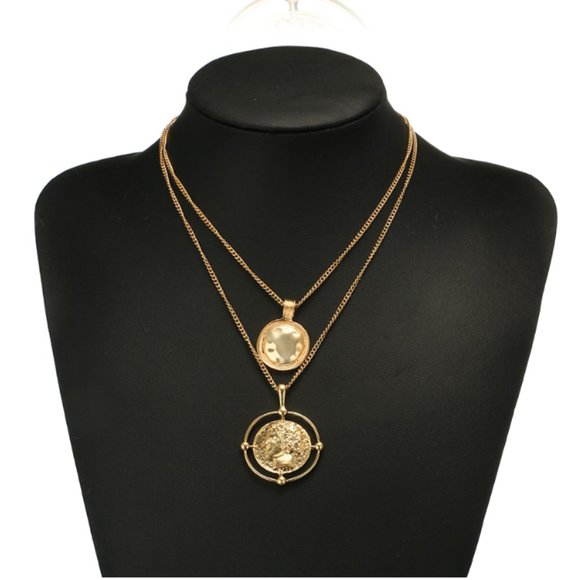 Lulu's "Golden Adventures" Boho Layered Necklace - Picture 6 of 12